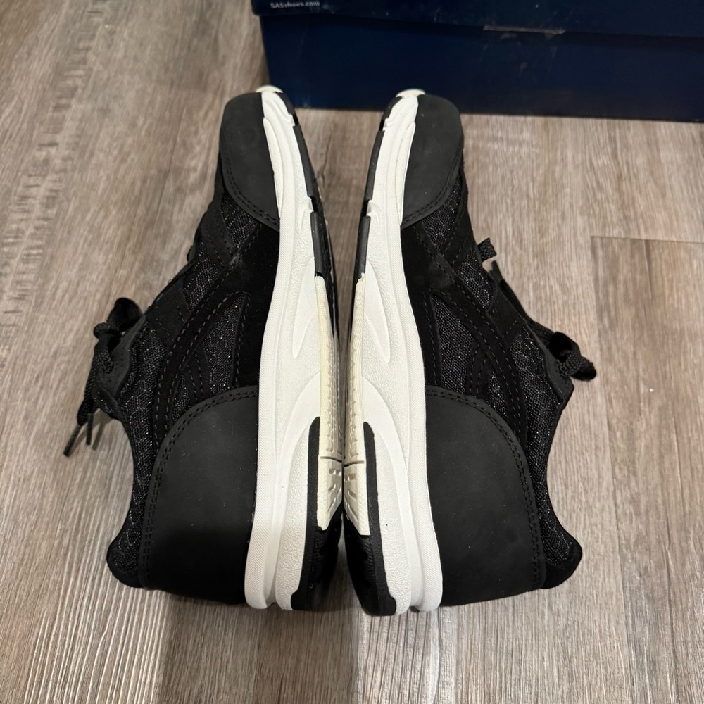 SAS Tour Mesh Nova Black Comfort Walking Sneakers - Picture 8 of 13